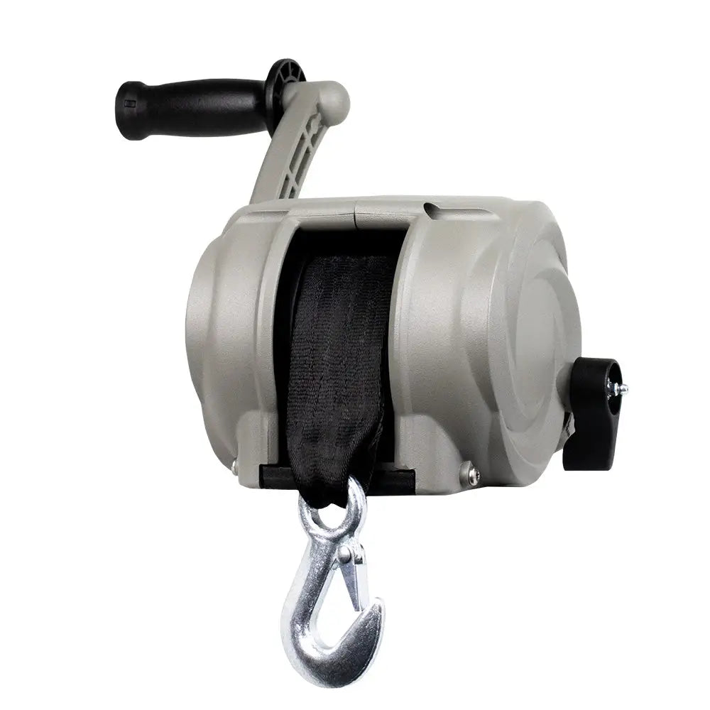 Powerwinch Premier Series Winch 2000lb 8’’ Crank Arm - Saltwater Silver [21300-W-2000-8-S-R] - Trailer Winches