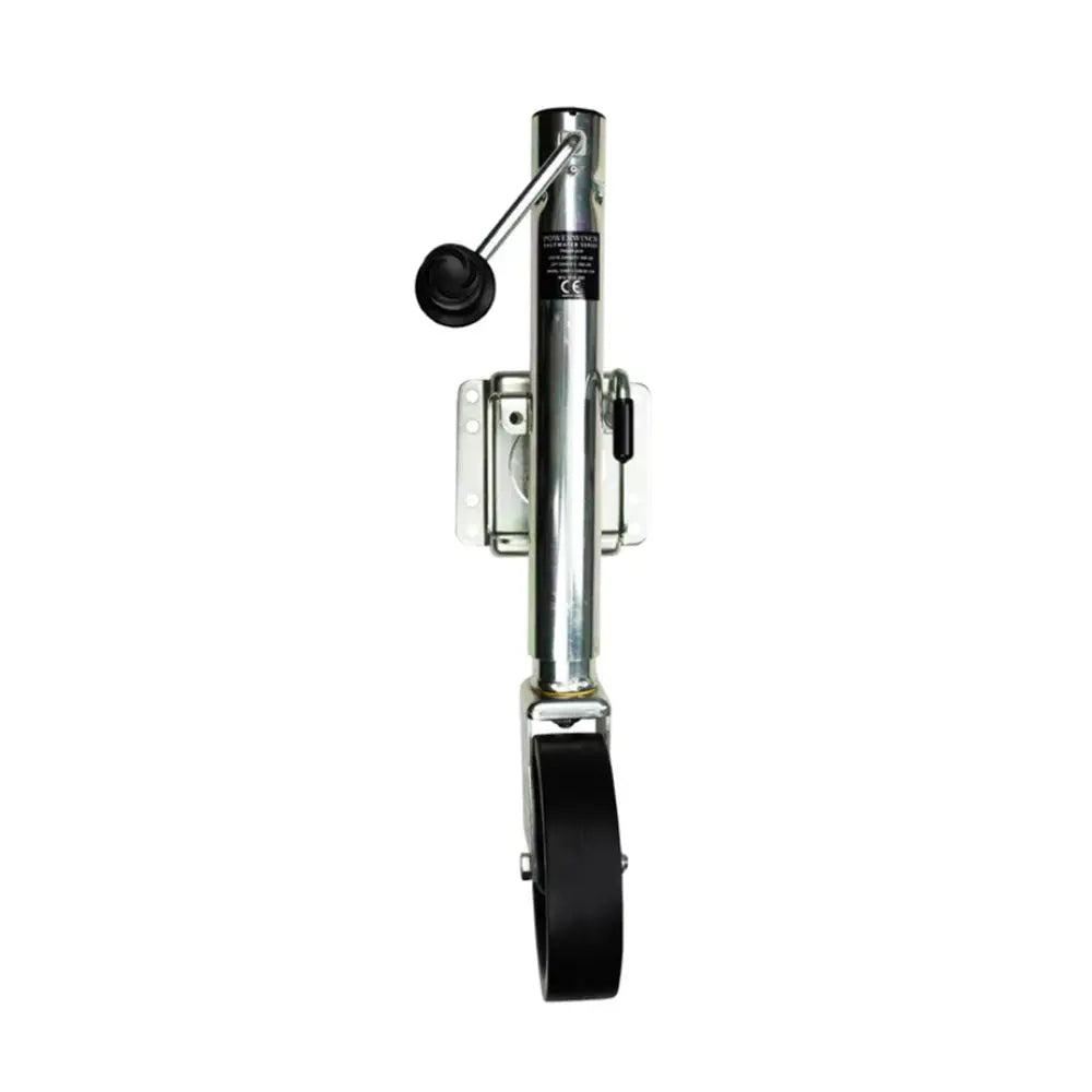 Powerwinch Saltwater Series Jack - 1500lb Bolt-On Single Wheel Zinc 500+ HR Salt Spray [21600-J-1500-B1-Z-R] - Jacks &