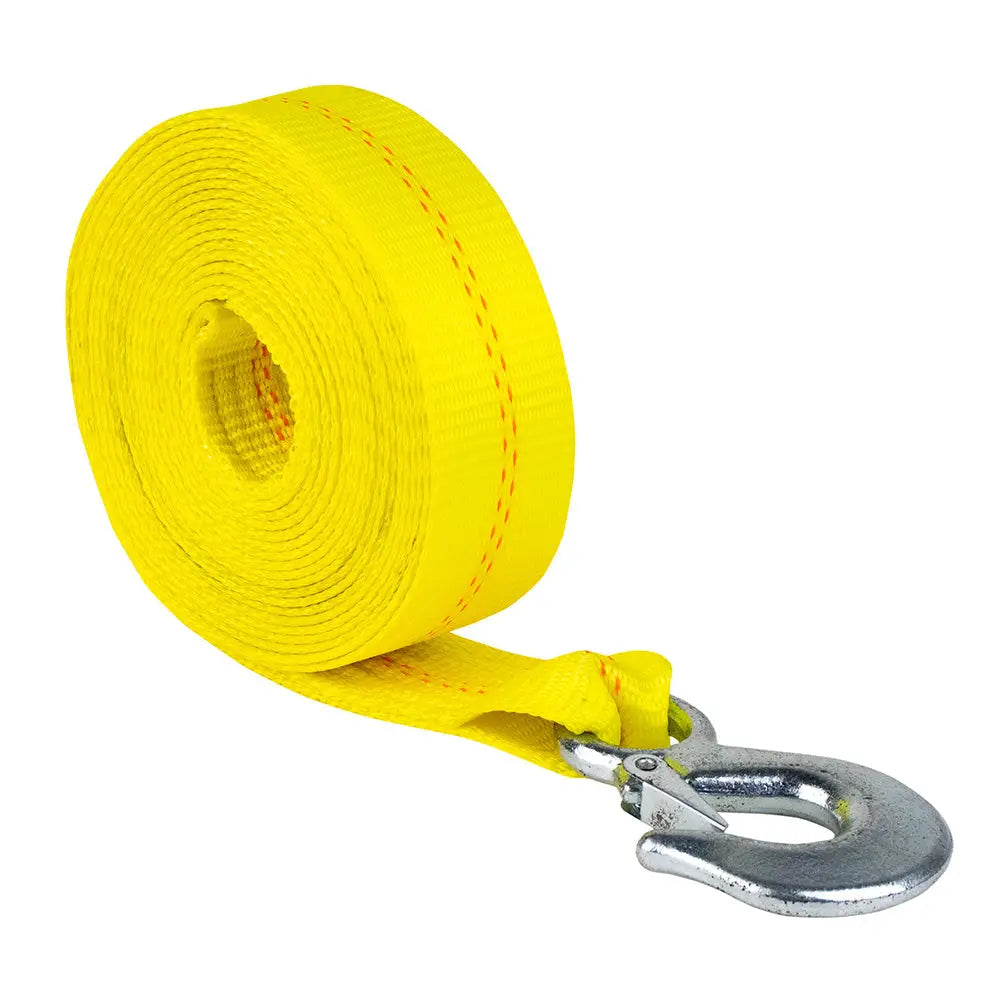 Powerwinch Tow Tight Winch Strap 2’’ x 20’ - Yellow [21261] - Winch Straps & Cables