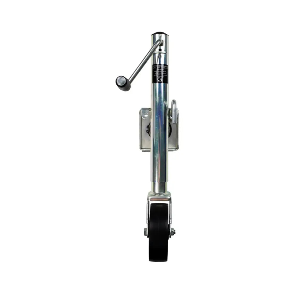 Powerwinch Utility Series Jack - 1000lb Weld-On Single Wheel Zinc [21500-J-1000-W1-Z-R] - Jacks & Dollies