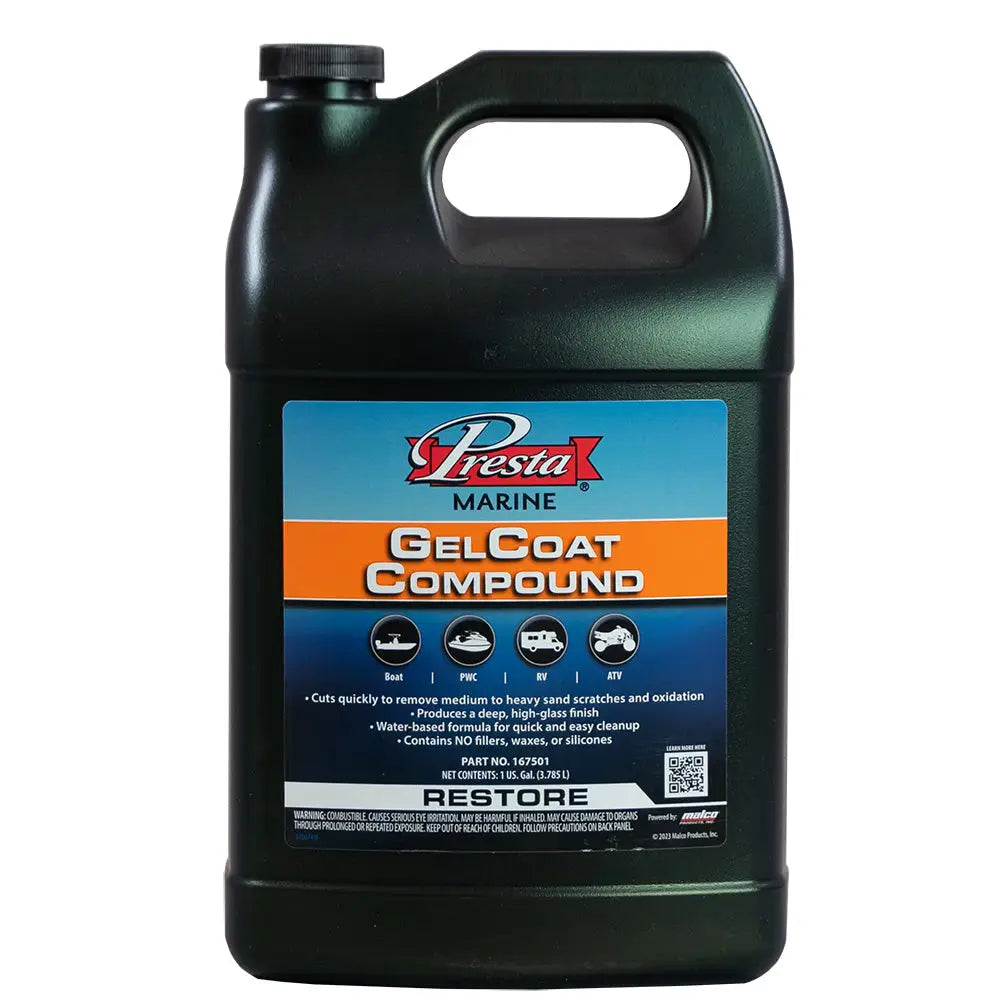 Presta Gel Coat Compound - 1 Gallon [167501] - Cleaning