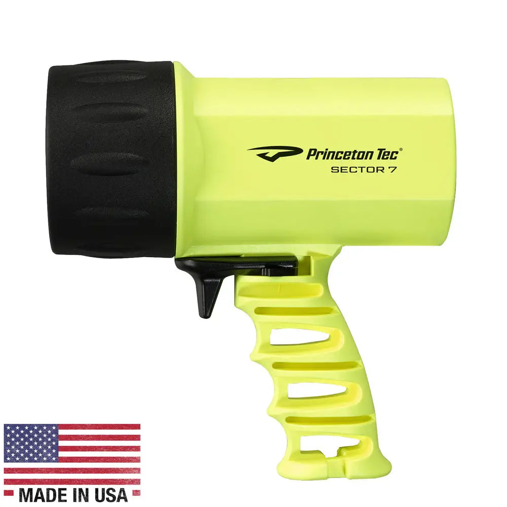 Princeton Tec Sector 7 LED Spotlight - Neon Yellow [S722-NY] - Flashlights