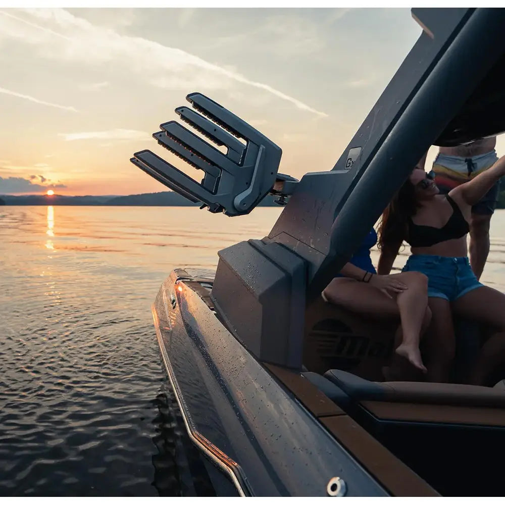PTM Edge ClampForce 3.0 Clamping Wake Board Rack - Pair - Silver [P13491-9010TEBCL] - Accessories