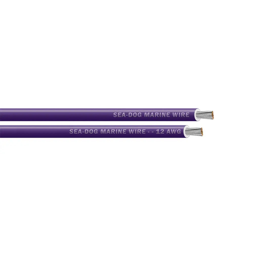 Purple 100’ Primary Wire Sea-Dog 12 AWG Tinned Copper - Wire