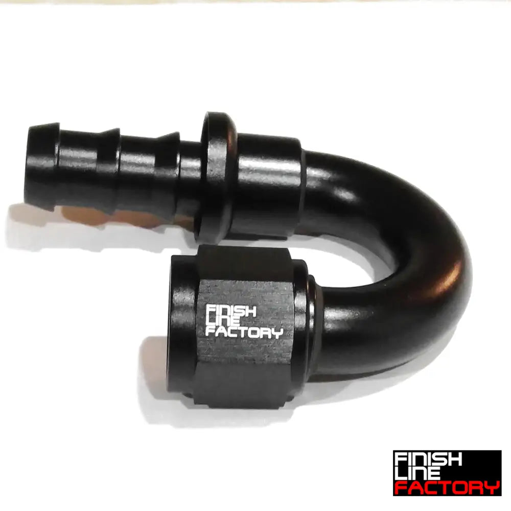 Push Lock Hose End - 180 Degree - 12
