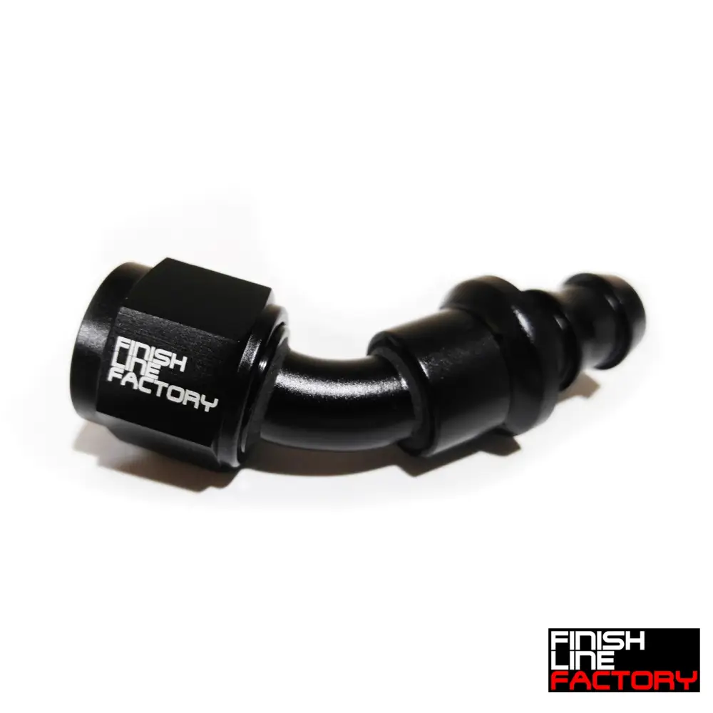Push Lock Hose End - 45 Degree - 12