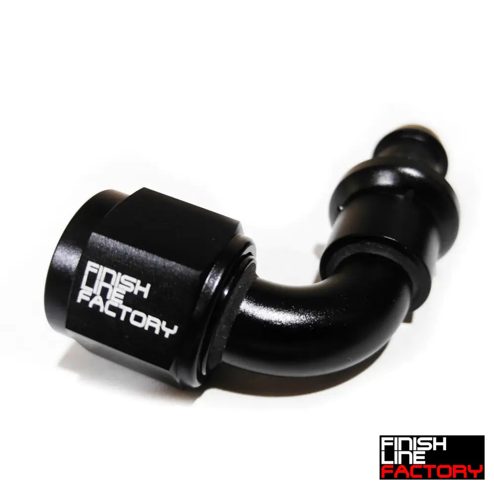 Push Lock Hose End - 90 Degree - 10