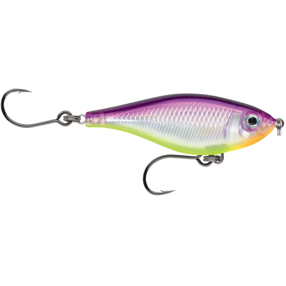 Rapala X-Rap Twitchin Mullet 3-1/8’’ Purple Chartreuse [SXRTM08PRCH] - Hard & Soft Baits