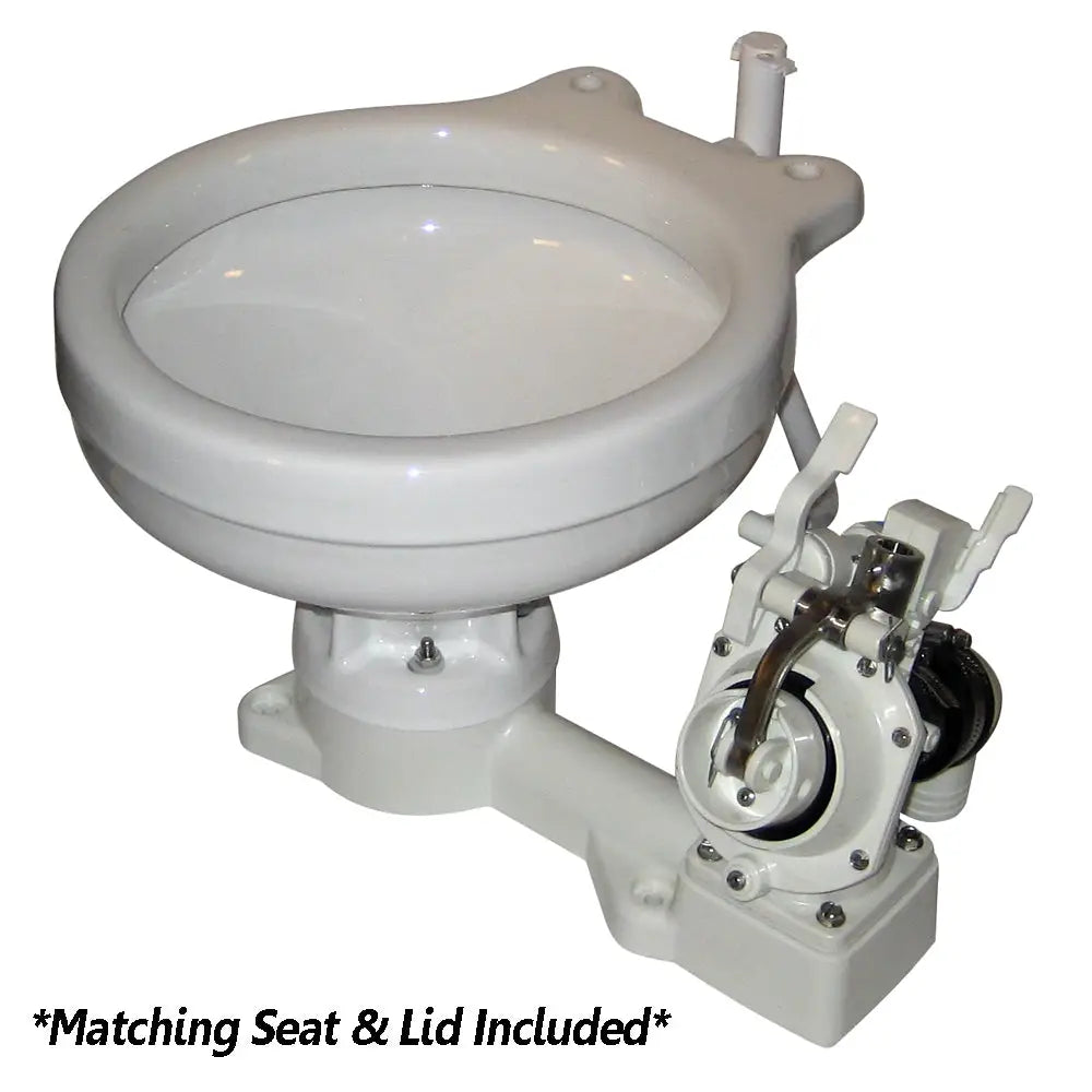 Raritan Fresh Head - Fresh Water Flush - Manual - Marine Size - Right Hand Operation [25M00] - Marine Sanitation