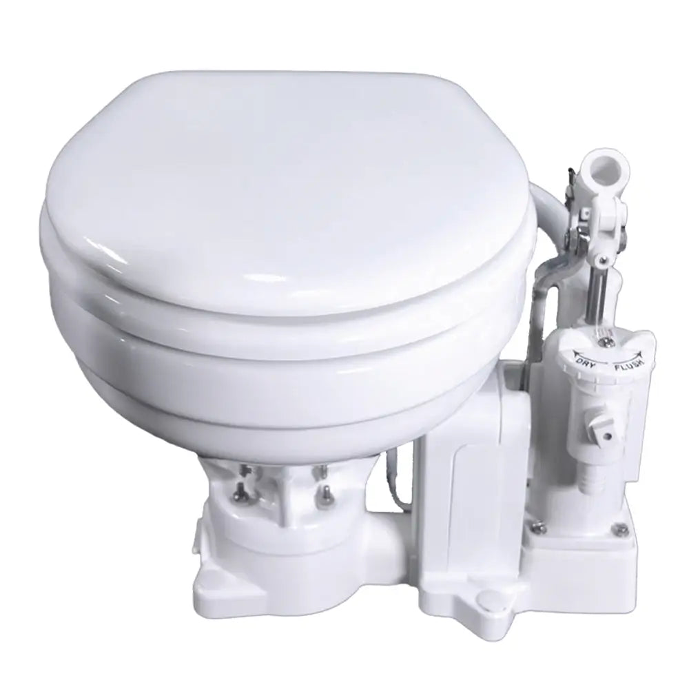 Raritan PH PowerFlush Electric/Manual Toilet - Marine Size - 12v - White [P101E12] - Marine Sanitation