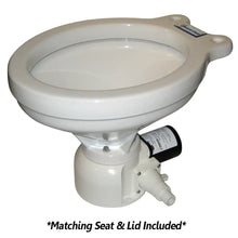 Raritan Sea Era Toilet - Household Style - Remote Intake Pump - Straight 90 Discharge - Smart Toilet Control - 12v