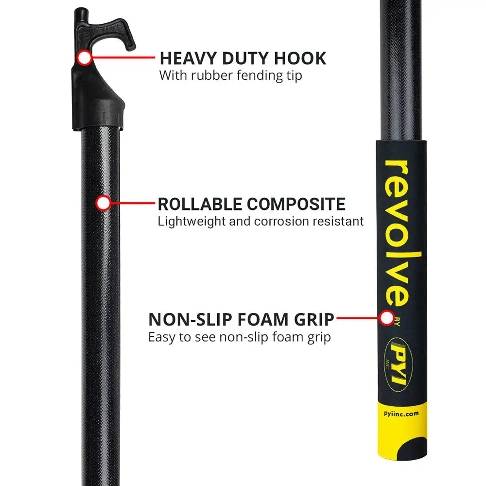 Revolve Rollable Boat Hook - 75’’ [03-REV-BH] - Docking Accessories