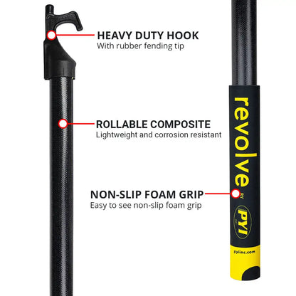 Revolve Rollable Boat Hook - 75’’ [03-REV-BH] - Docking Accessories