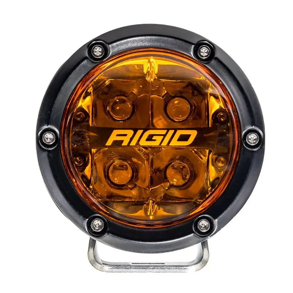 RIGID Industries 360 Series 4’’ Spot w/Amber Pro Lens - Pair [36123] - Light Bars