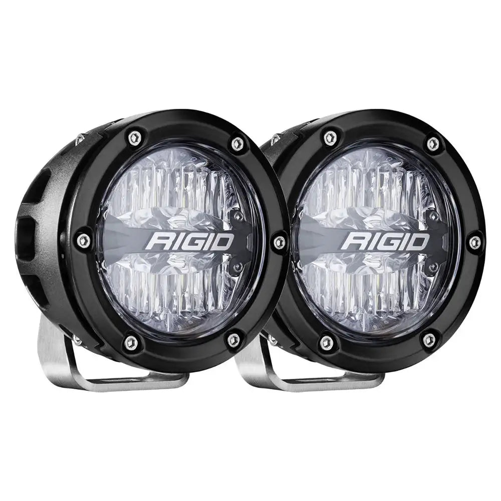 RIGID Industries 360-Series RGBW 4’’ Offroad Lamp Drive Beam w/RGBW Backlight Pods - Set of 2 [36401] - Lighting