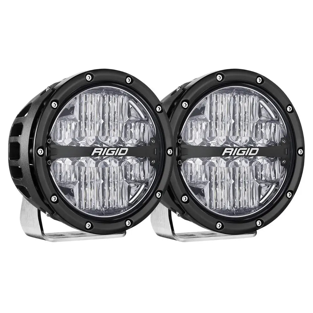 RIGID Industries 360-Series RGBW 6’’ Offroad Lamp Drive Beam w/RGBW Backlight Pods - Set of 2 [36411] - Lighting