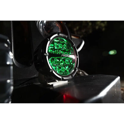 RIGID Industries 360-Series RGBW 6’’ Offroad Lamp Spot Beam w/RGBW Backlight Pods - Set of 2 [36412] - Lighting