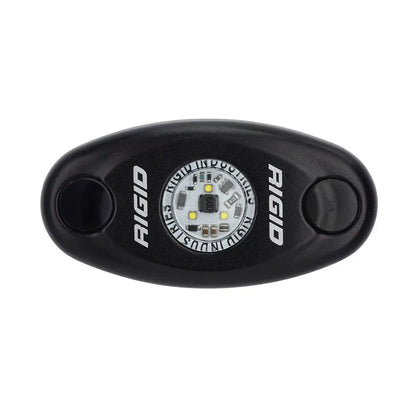 RIGID Industries A-Series Black High Power LED Light Single - Cool White [480093] - Interior / Courtesy Light