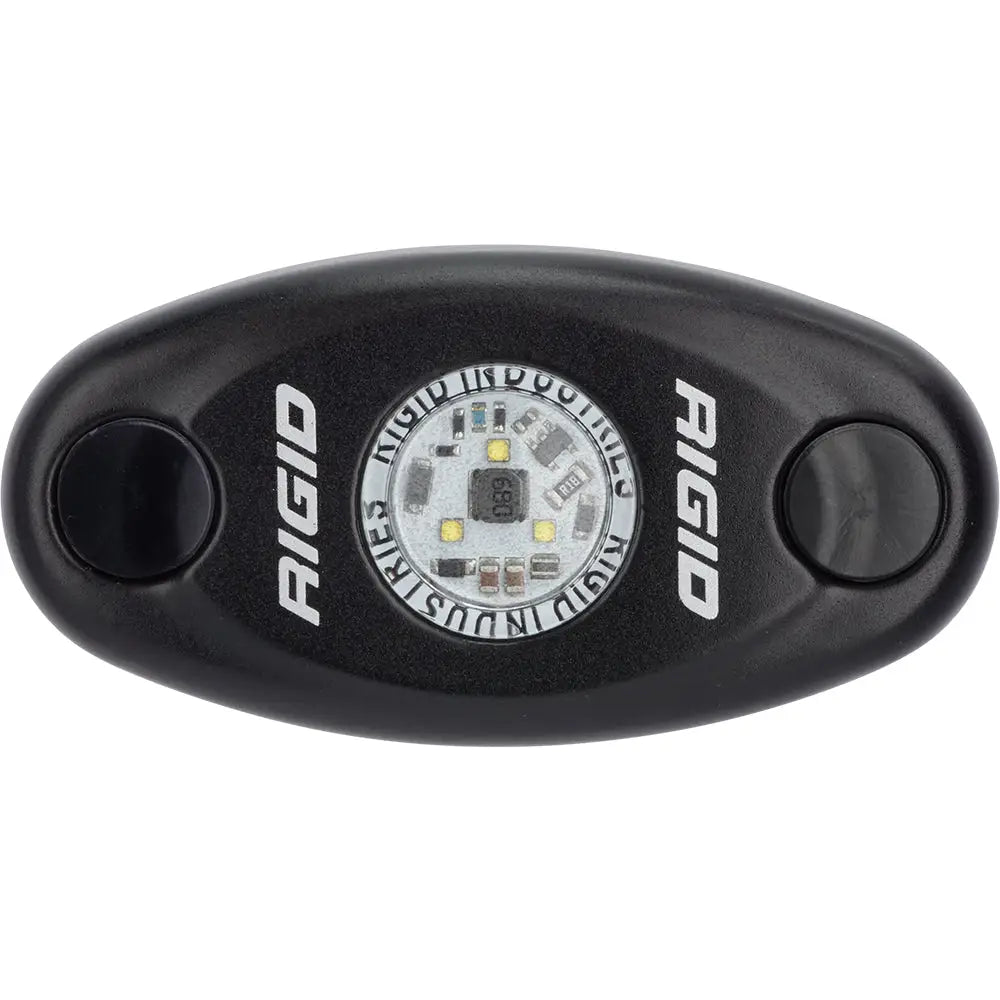 RIGID Industries A-Series Black Low Power LED Light - Single - Cool White [480033] - Interior / Courtesy Light