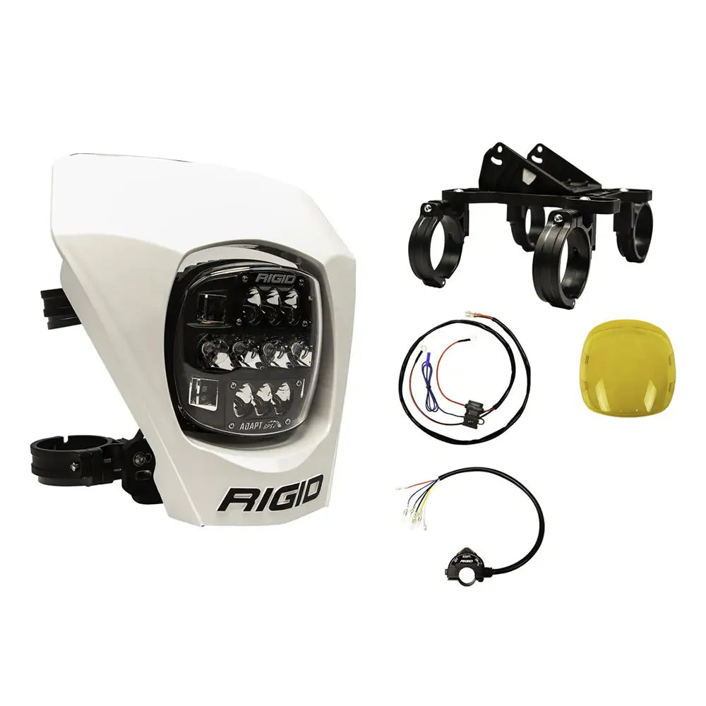 RIGID Industries Adapt XE Extreme Enduro LED Moto Kit - White [300417] - Flood/Spreader Lights