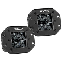 RIGID Industries D-Series PRO Flush Mount - Spot LED - Midnight Edition - Pair - Black [212213BLK] - Flood/Spreader