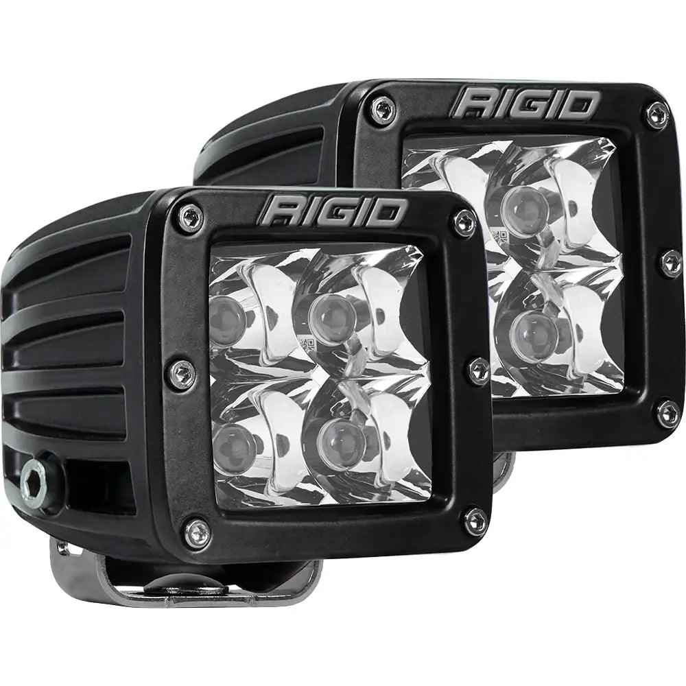 RIGID Industries D-Series PRO Hybrid-Spot LED - Pair - Black [202213] - Flood/Spreader Lights