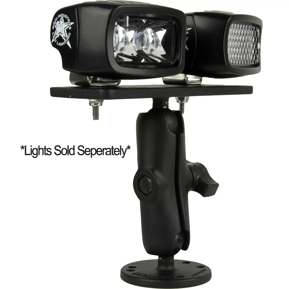 RIGID Industries RAM Bolt Down 3.7’’ Arm - 6.25’’ x 2’’ Plate [40075] - Accessories