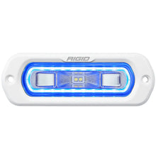 RIGID Industries SR-L Series Marine Spreader Light - White Flush Mount - White Light w/Blue Halo [51201]