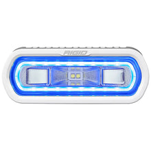 Rigid Industries White Marine Spreader Light SR-L Blue Halo Surface Mount - Flood/Spreader Lights