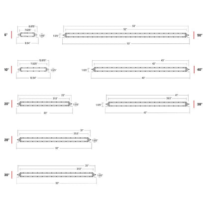 RIGID Industries SR-Series PRO 40’’ Spot/Flood Combo - White [340314] - Light Bars