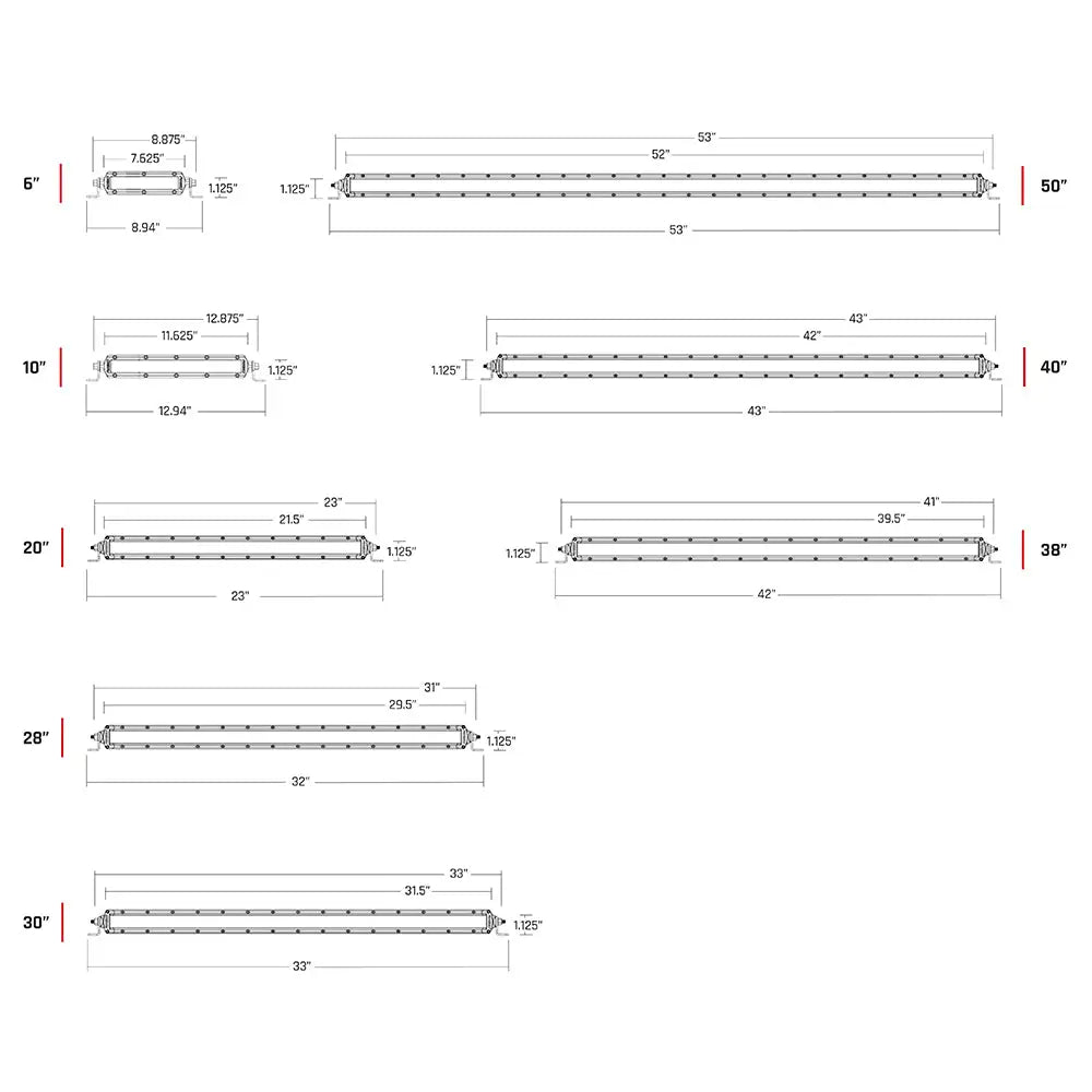 RIGID Industries SR-Series PRO - 50’’ Spot/Flood Combo - White [350314] - Light Bars