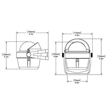 Ritchie B-51W Explorer Compass - Bracket Mount - White [B-51W] - Compasses
