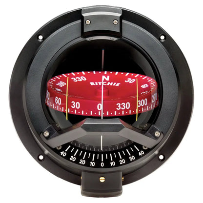 Ritchie BN-202 Navigator Compass - Bulkhead Mount - Black [BN-202] - Compasses