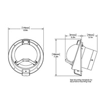 Ritchie BN-202 Navigator Compass - Bulkhead Mount - Black [BN-202] - Compasses