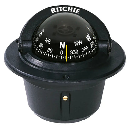 Ritchie F-50 Explorer Compass - Flush Mount - Black [F-50] - Compasses