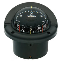 Ritchie HF-743 Helmsman Combidial Compass - Flush Mount - Black [HF-743] - Compasses