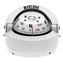 Ritchie S-53W Explorer Compass - Surface Mount - White [S-53W] - Compasses