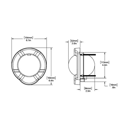 Ritchie SS-PR2 SuperSport Compass - Dash Mount - Black [SS-PR2] - Compasses