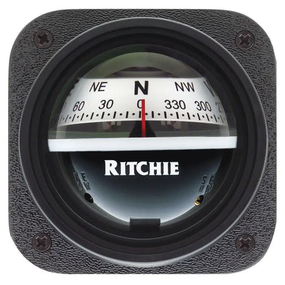 Ritchie V-527 Kayak Compass - Bulkhead Mount - White Dial [V-527] - Compasses