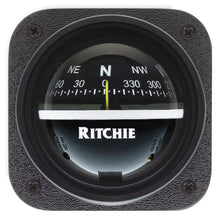 Ritchie V-537 Explorer Compass - Bulkhead Mount - Black Dial [V-537] - Compasses