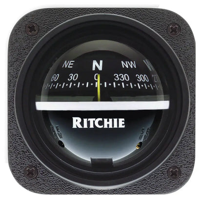 Ritchie V-537 Explorer Compass - Bulkhead Mount - Black Dial [V-537] - Compasses