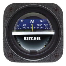 Ritchie V-537B Explorer Compass - Bulkhead Mount - Blue Dial [V-537B] - Compasses