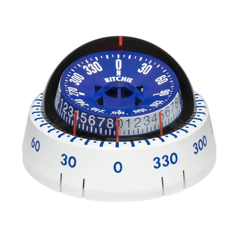 Ritchie XP-98W X-Port Tactician Compass - Surface Mount - White [XP-98W] - Compasses