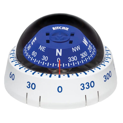 Ritchie XP-99W Kayaker Compass - Surface Mount - White [XP-99W] - Compasses - Magnetic