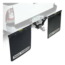 ROCK TAMERS 3’’ Hub Mudflap System - Matte Black/Stainless [00112] - Hitches & Accessories