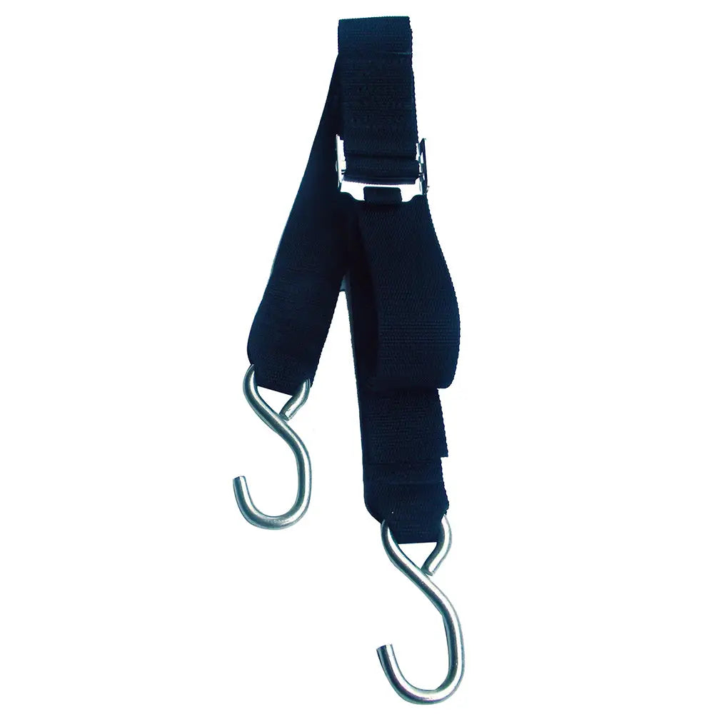Rod Saver Stainless Steel Roller Buckle Gunwale Tie-Down - 2’’ x 16 [SS/GW216] - Tie-Downs