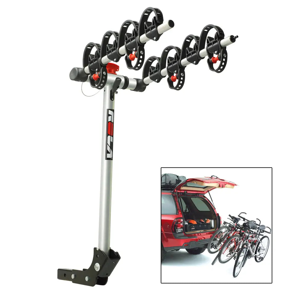 ROLA Bike Carrier - TX w/Tilt & Security - Hitch Mount - 4-Bike [59401] - Accessories