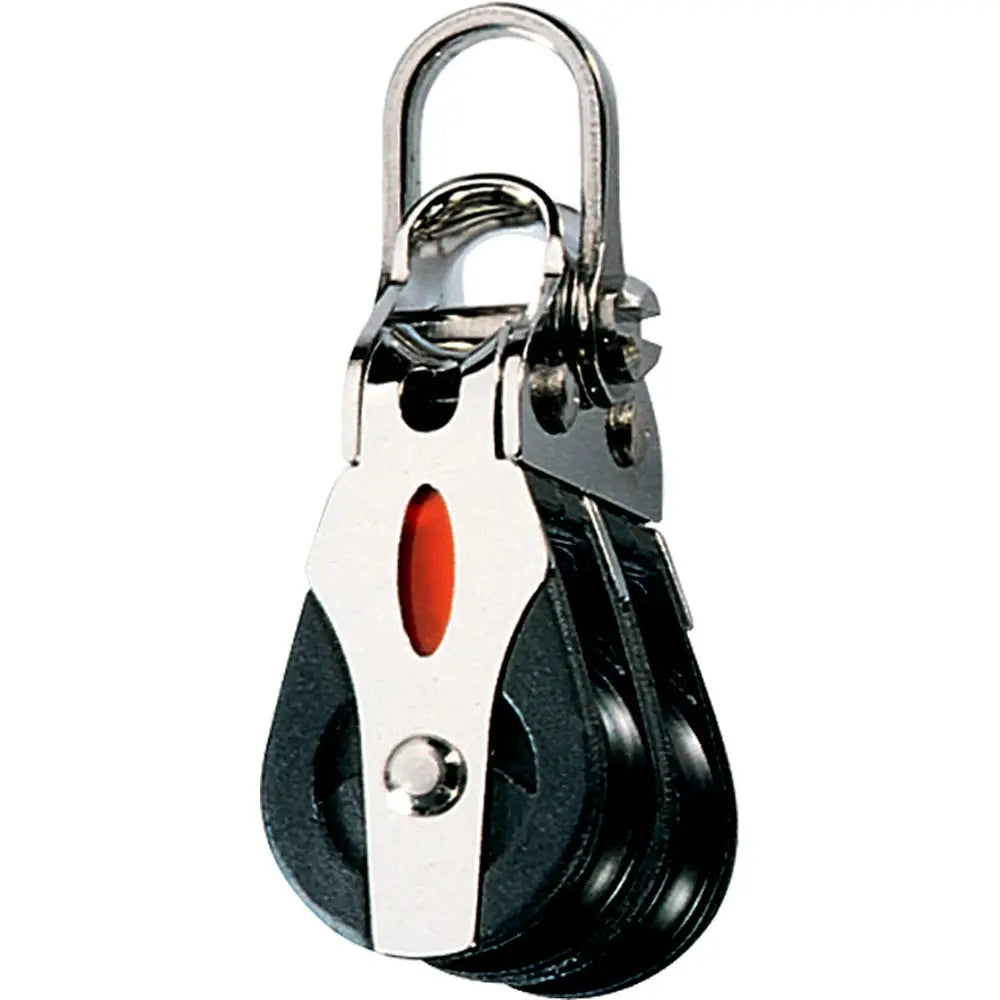 Ronstan Series 20 Ball Bearing Block - Double - 2-Axis Shackle Head [RF20202] - Blocks