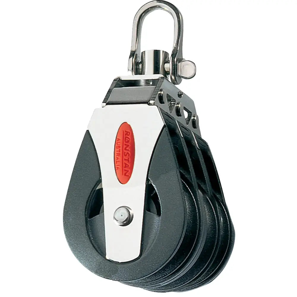 Ronstan Series 40 Ball Bearing Block - Triple - Swivel Head [RF40300] - Blocks