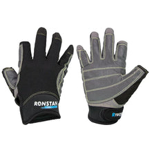 Ronstan Sticky Race Gloves - 3-Finger - Black - L [CL740L] - Accessories